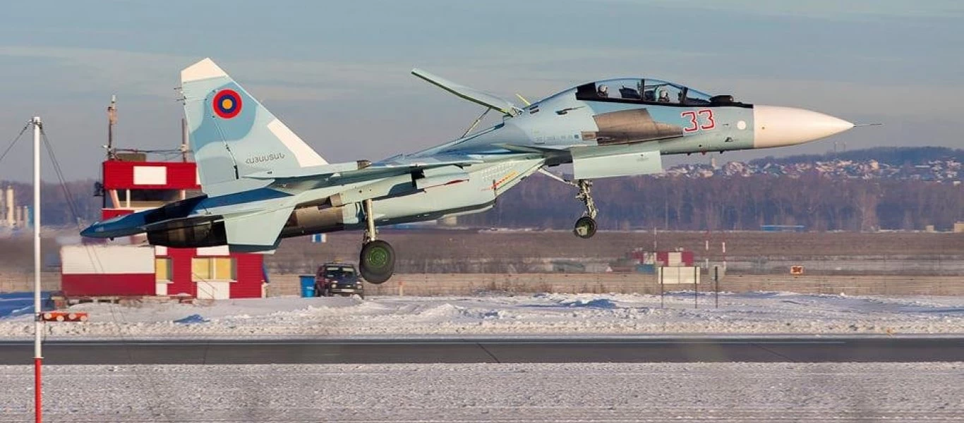Τα δύο πρώτα Su-30SM παρέλαβε η Αεροπορία της Αρμενίας